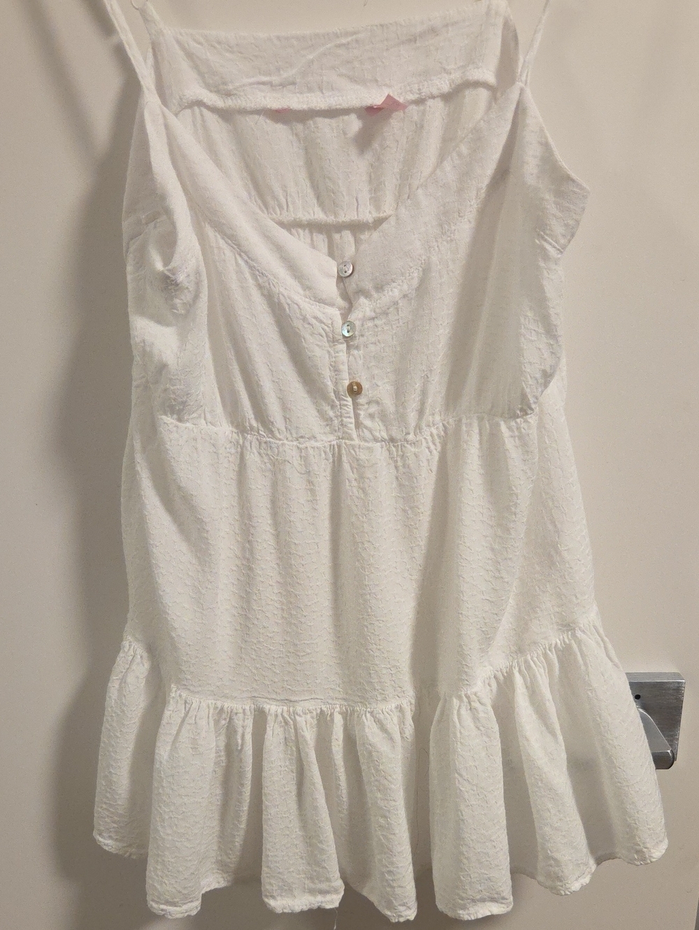 White Ruffle Shirt